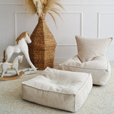 Moje Velvet Rib Beanbag Cremé