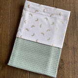 Wiegdeken Wafel Groen | Gouden Boogjes