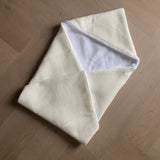 Wellness Fleece Wikkeldoek | Ecru Wafel