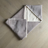 Wellness Fleece Wikkeldoek | Grijs Wafel