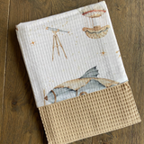 Wiegdeken Wafel Beige | Zappelin