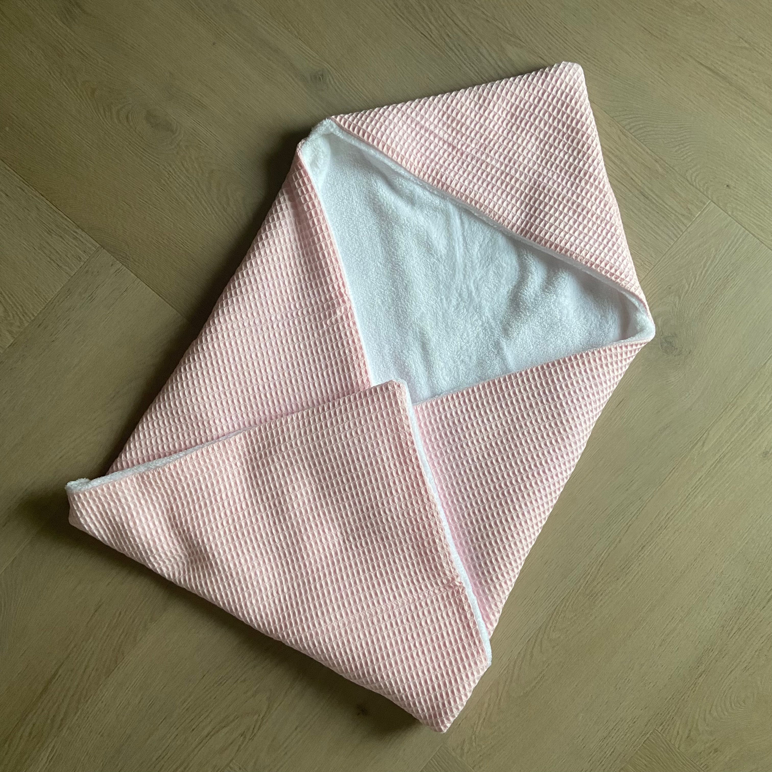 Wellness Fleece Wikkeldoek | Roze Wafel