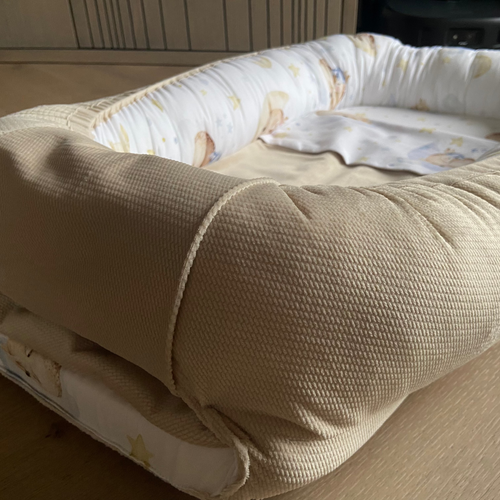 Velvet Babynest | Sleeping Deer Sand