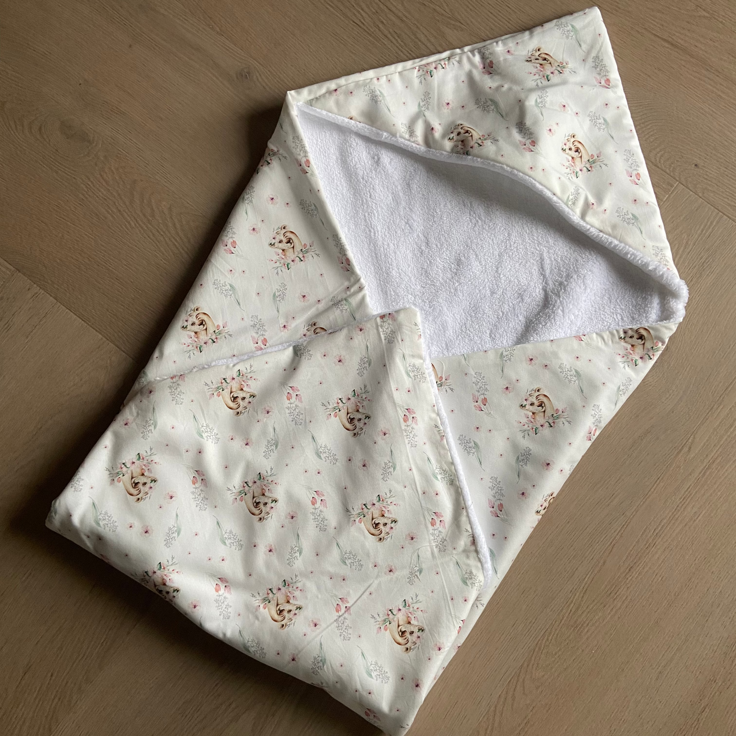 Wellness Fleece Wikkeldoek | White Animal